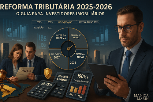 Reforma Tributária 2025: Guia Completo para Investidores Imobiliários - Estratégias e Cronograma de Adequação