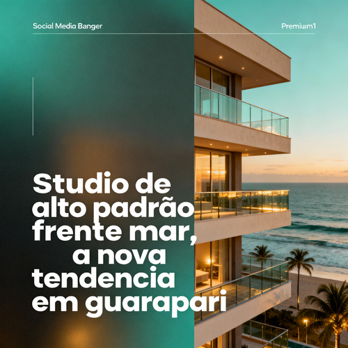 Chega em Guarapari a tendência de Studio de alto padrão