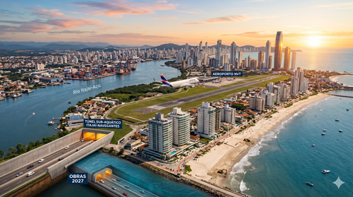 Aeroporto Navegantes e as Obras de Valorização em SC 2026