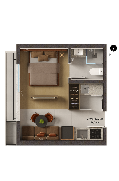 Morar bem no coração da cidade agora é possível com o lançamento Terrat