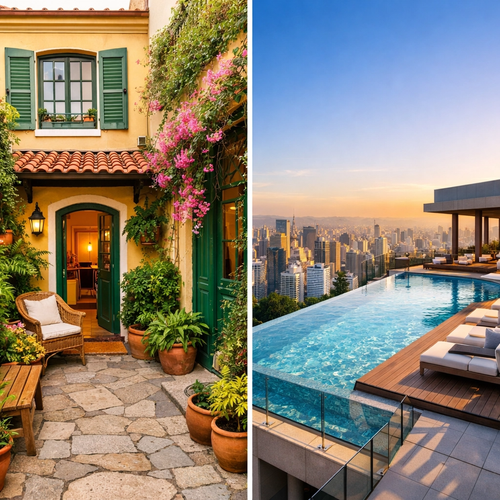 Casa de vila ou apartamento com lazer completo: qual escolher em São Paulo?