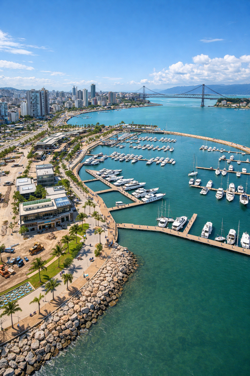 Centro de Florianópolis: valorização imobiliária, nova marina e qualidade de vida no coração da cidade