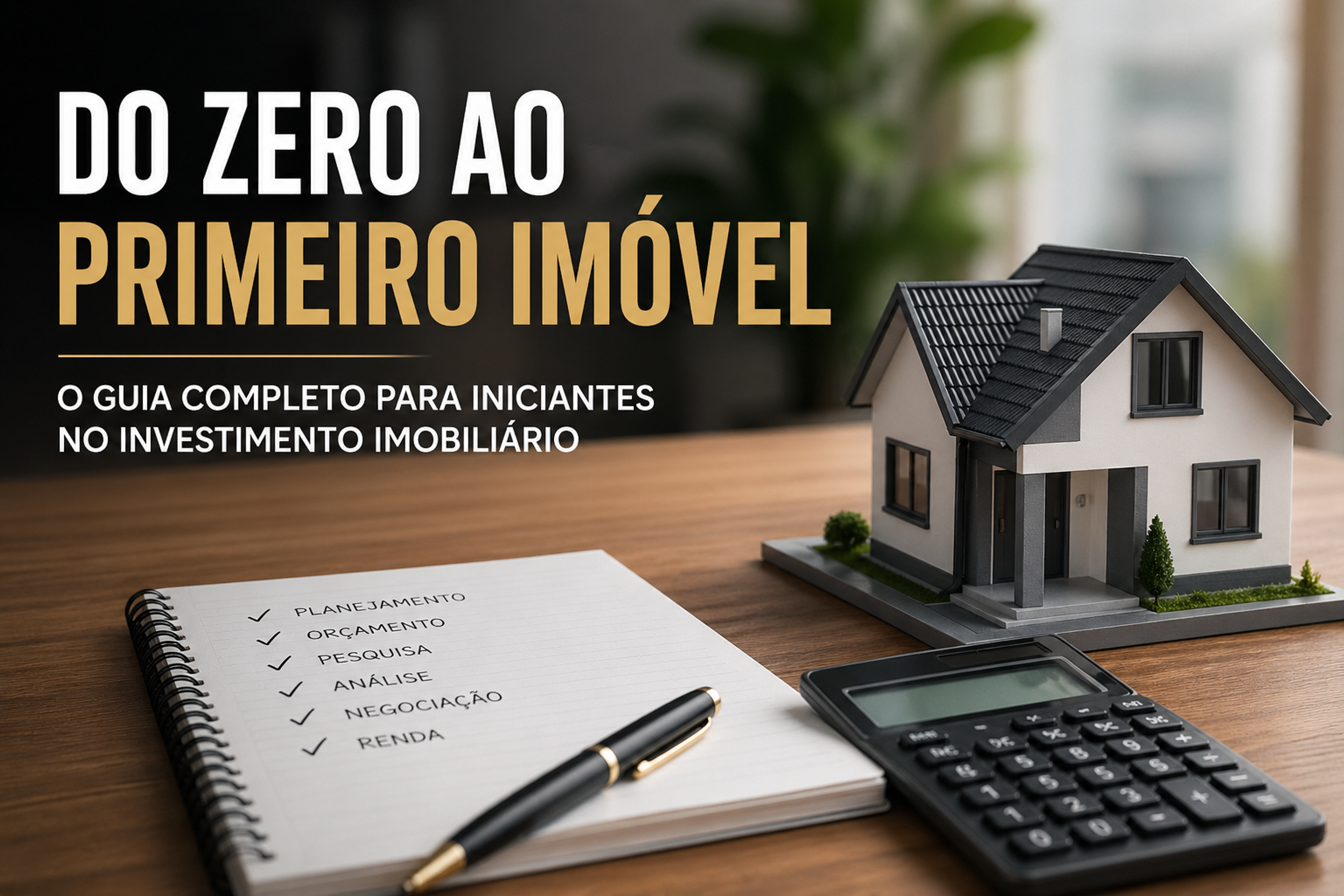 Do Zero ao Primeiro Imóvel: Guia Completo para Iniciantes no Investimento Imobiliário (2026)