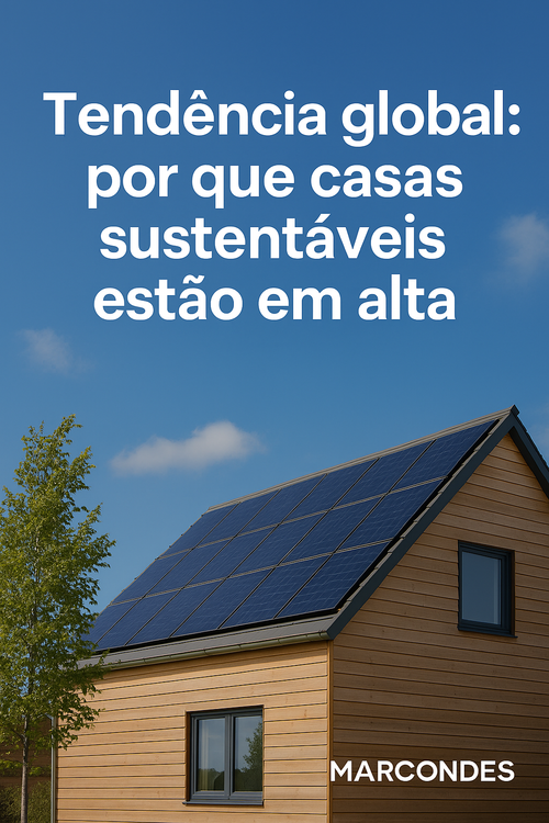 Tendência global: por que casas sustentáveis estão em alta