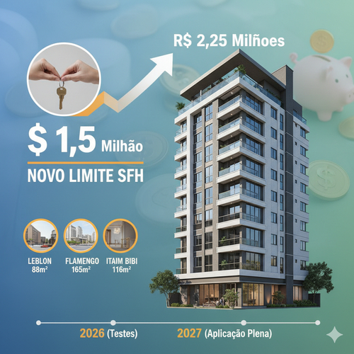 Novo Limite para Financiamento Imobiliário SFH: De R$ 1,5 Milhão para R$ 2,25 Milhões! 🚀🏠