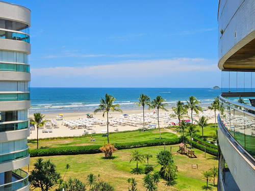 Apartamento Módulo 7 Riviera, Frente ao mar Riviera de São Lourenço, Imóvel de luxo litoral SP.