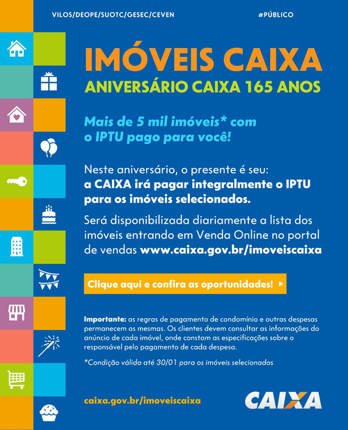 Aniversário Caixa 165 anos