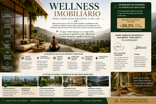 WELLNESS IMOBILIÁRIO: ONDE O BEM-ESTAR ENCONTRA O SEU LAR