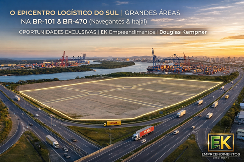 Grandes Áreas Logísticas em Navegantes e Itajaí (BR-101 e 470)
