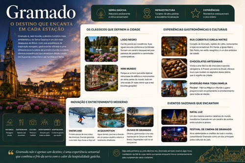GRAMADO: UM GUIA PELAS ATRAÇÕES IMPERDÍVEIS DA JOIA DA SERRA GAÚCHA