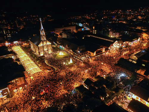 Turismo em Gramado bate Recorde: 1,36 Milhão de Pernoites em Dezembro